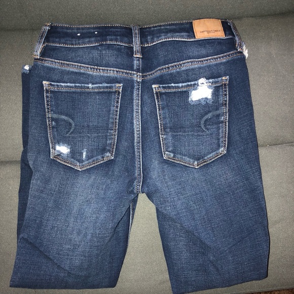 AE Distressed Super High Rise Jegging - Picture 4 of 7